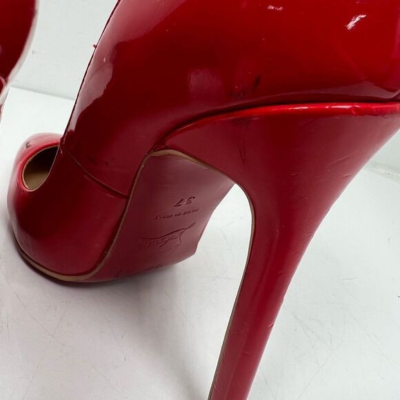 Christian Louboutin Red Heels size 37 - Picture 6 of 11
